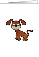 Cute Dog card