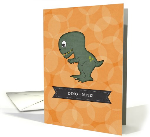 T-Rex Dino Mite! card (816640)