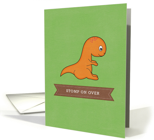 Brontosaurus Dinosaur Invitation card (816647)