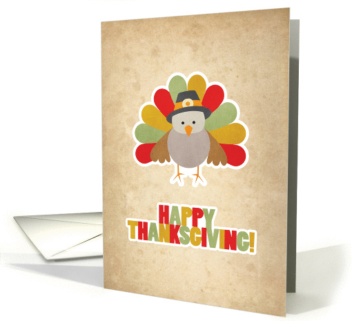 Happy Thanksgiving Turkey card (879614)