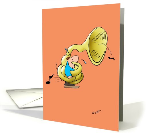 Birthday Blast Tuba card (812081)