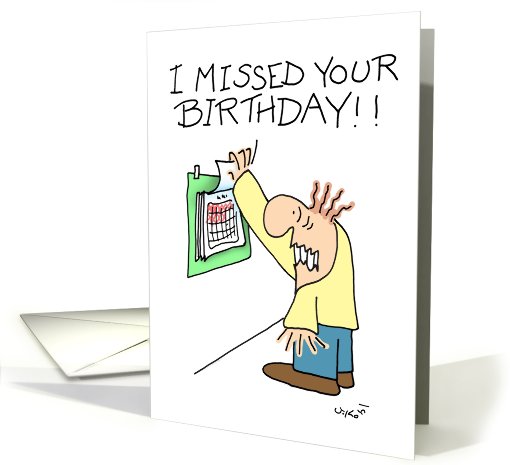 Missed Birthday card (812149)