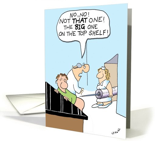 Big Needle-Get Well card (812163)