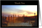 Thank You-Dunes on beach card