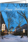 Happy Holidays-Boston Winter card