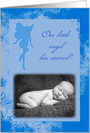 Birth Announcement-boy photo card