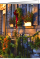 Boston Doorstep-Holiday Card