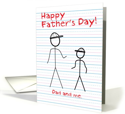Father's Day - Dad and Me card (815892)