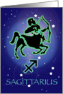 Sagittarius - Centaur-Horoscope - Zodiac - November - December - card