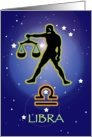 Libra - Scales -Horoscope - Zodiac - Spetember - October- Astrology card