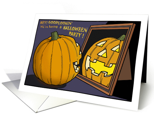 Hallowe'en -Jack o'Lantern - Pumpkin - Party Invitation card (823996)