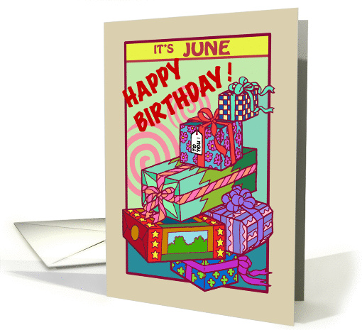 June Birthday - Presents - Gifts card (827206)