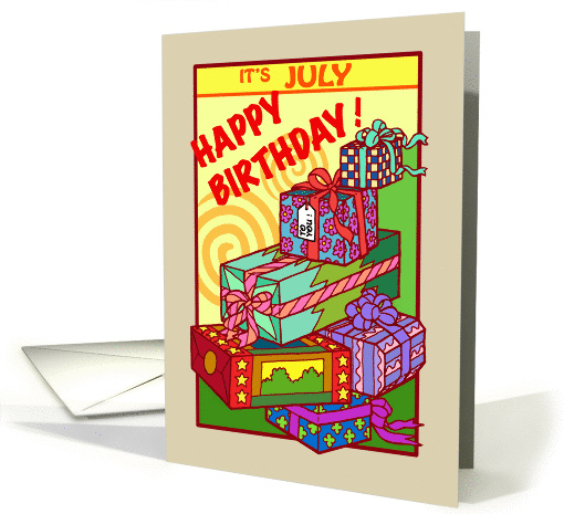 July Birthday - Presents - Gifts card (827207)