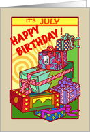 July Birthday - Presents - Gifts card