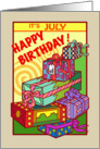 July Birthday - Presents - Gifts card