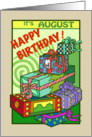 August Birthday - Presents - Gifts card