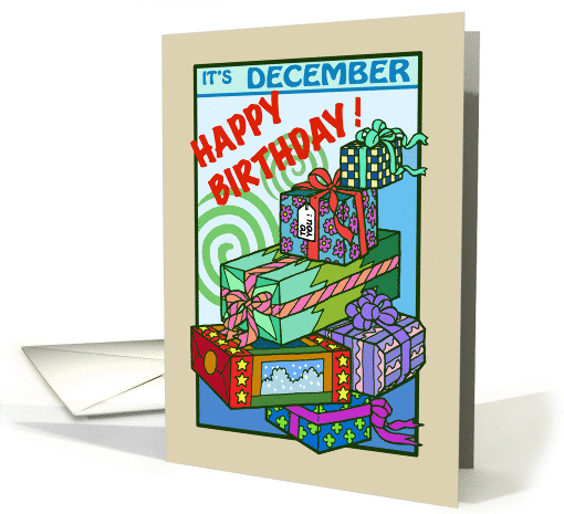 December Birthday - Presents - Gifts - Gift card (827219)