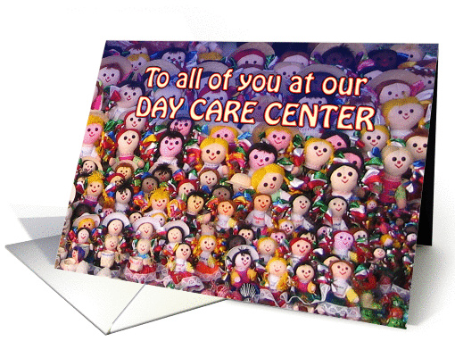 Day Care-Doll Faces-thank you card (832180)