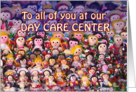Day Care-Doll Faces-thank you card