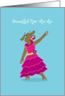 Beautiful Muchacha Funny Blank Note Card