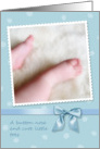 Baby Boy Congrats, Cute Little Toes Card