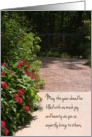 Happy Birthday Landscape Architect, Brick Path with Flowers card