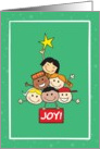 Joy to the World, International Children Christmas Holiday Card