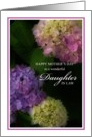 Happy Mother’s Day Daughter In Law, Painted Hydrangea Flowers card