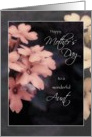 Mother’s Day Card for Aunt, Peach Garden Phlox Flowers card