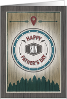 Father’s Day Son, Rustic Wilderness Graphics card