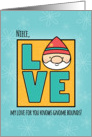 Niece Birthday, Love Knows Gnome Bounds card