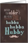 Husband Birthday, Hubba Hubba Hubby Chalkboard card