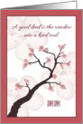 Chinese Blossom Tree, Thank You card