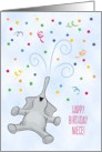 Showering You With Love, Niece, Elephant Birthday card