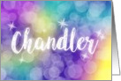 Chandler Birthday Sparkle card
