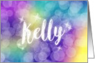 Kelly Birthday Sparkle card