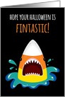 Fintastic Halloween Shark card