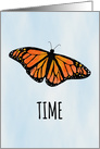 Give Yourself Time, Part 3 of 3 Monarch Chrysalis, Blank card