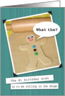 Rolling in the Dough Birthday Gingerbread Man card
