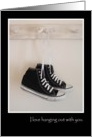 Love, We Make the Perfect Pair. High Top Sneakers card