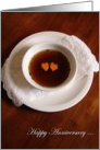 Happy Anniversary, Humor, Consomme Our Love, Two Carrot Hearts card