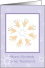 Merry Christmas to My Manicurist, Colorful Manicure Wreath card