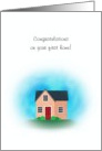 Congratulations on Your First Home, Cute House card