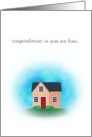 Congratulations on Your New Home, Cute House card