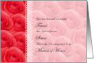 Matron of Honor Request for Friend, Like Sisters Card