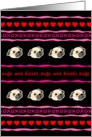 Hugs, Pugs and Kisses Valentine’s Day Card