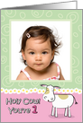 Holy Cow You’re 1 Birthday Customizable Photo Card
