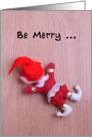 Humorous Tacky Elf Photo Christmas Card