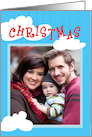 Christmas Is In The Air Customizable Photo Card