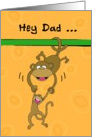 Father’s Day, Fun, Colorful Monkey Around Card